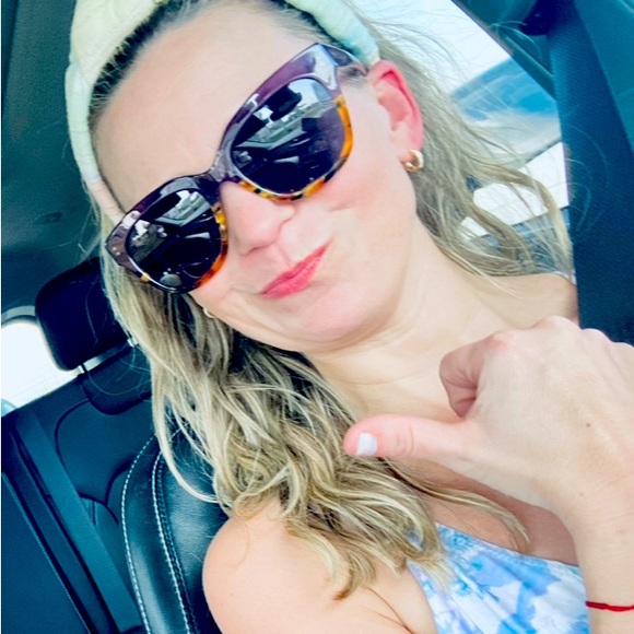 Tom's Sloane Sunglasses, in purple and tortoise shell, like new! - Picture 8 of 8